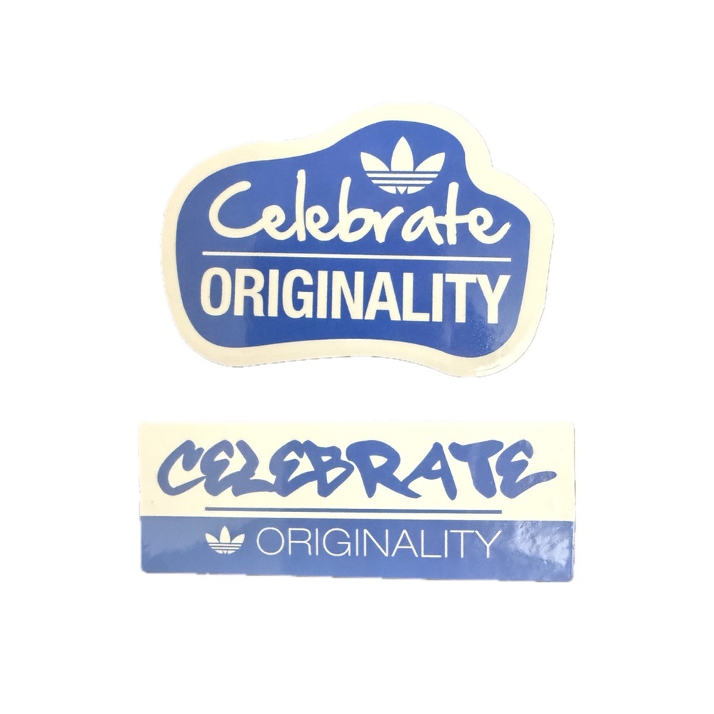 Urban Skateboarding Stickers adidas CELEBRATE ORIGINALITY - Set of 2